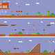 Illustration for article titled Power-up Your Walls With This iSuper Mario Bros./i Level 1-1 Poster Set